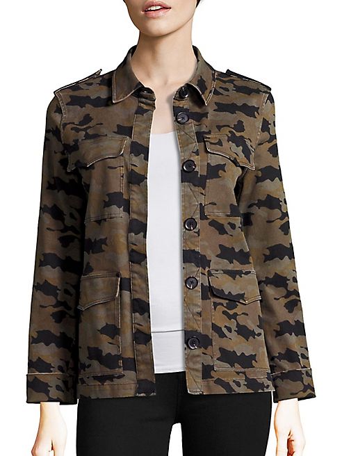 L'AGENCE - Cromwell Military Camouflage Jacket