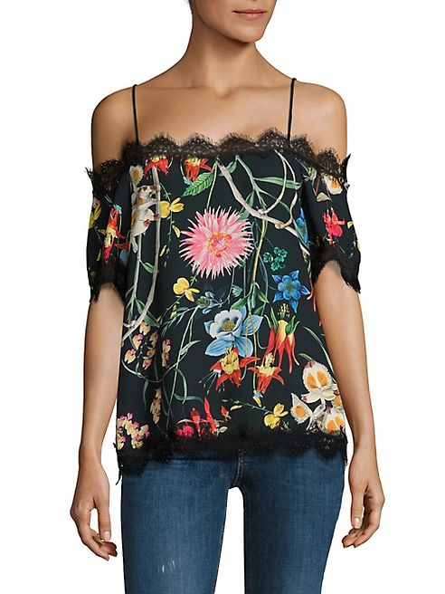 Delfi Collective - Lucy Floral Off-the-Shoulder Top