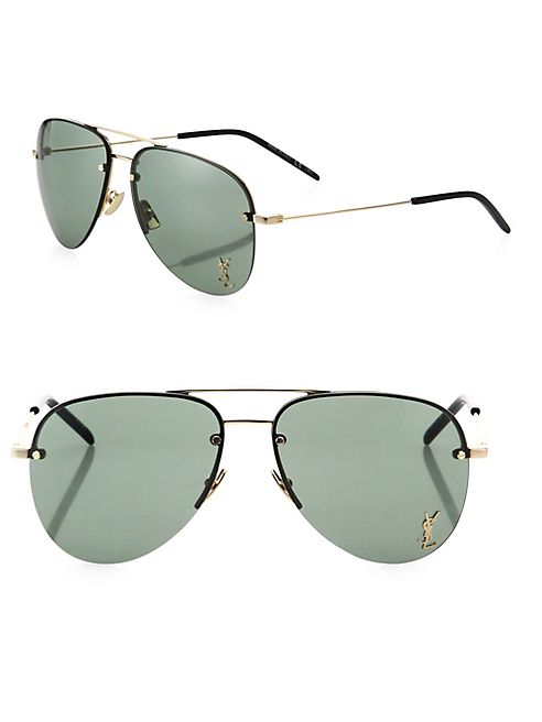 Saint Laurent - Saint Laurent Classic 59MM Pilot Sunglasses