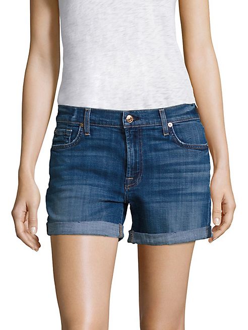 7 For All Mankind - Relaxed Rolled Shorts