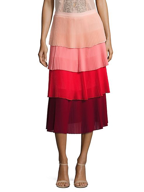 Delfi Collective - Lauren Tiered Pleated Skirt