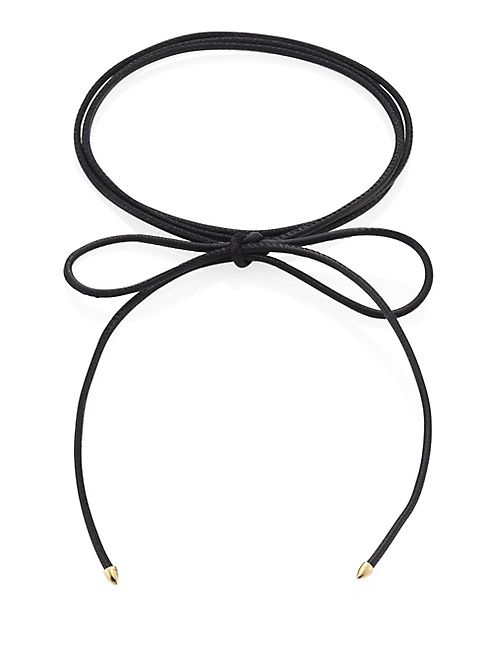 Mizuki - Leather Wrap Choker