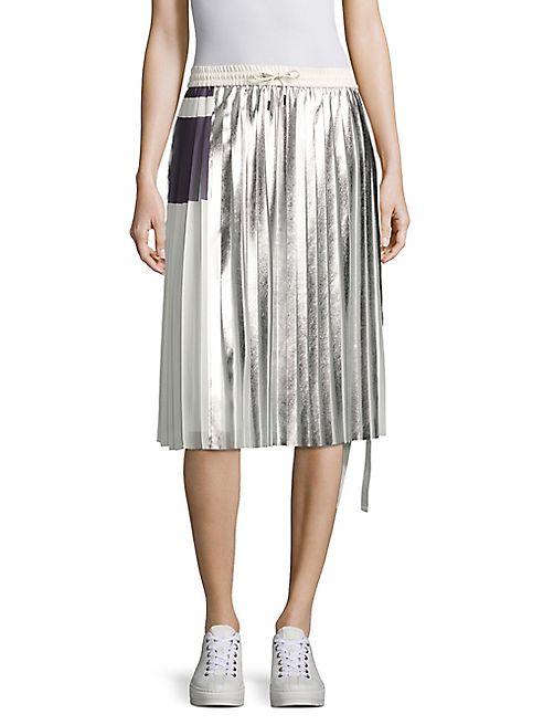 Public School - Blaise Pleated Chiffon Skirt