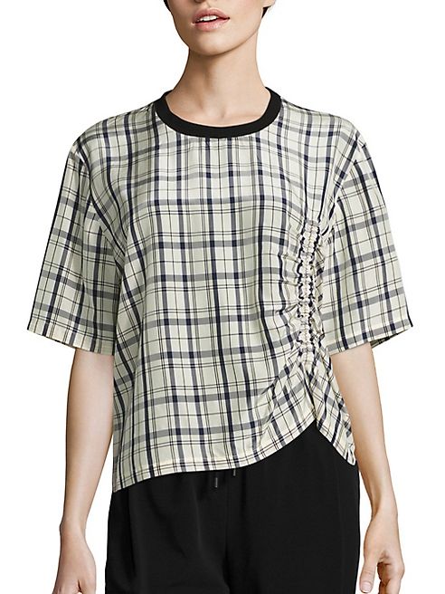 Public School - Odessa Kelly Plaid Top