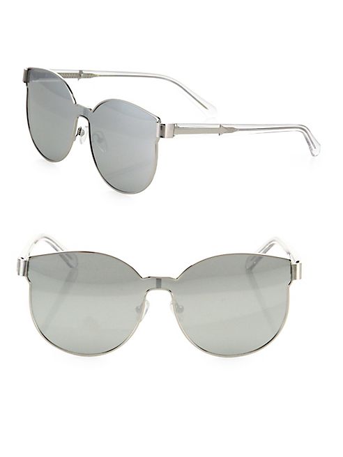 Karen Walker - Star Sailor 65MM Mirrored Shield Sunglasses