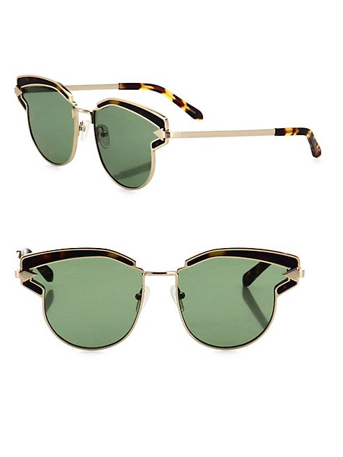 Karen Walker - Felipe 57MM Round Sunglasses