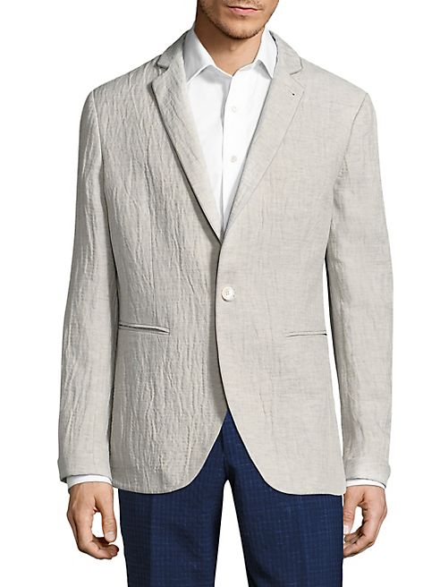 John Varvatos - Textured Slim Fit Blazer