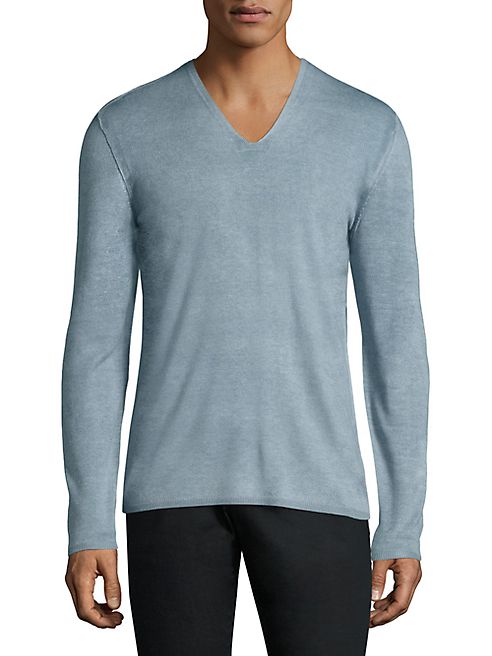 John Varvatos - Silk & Cashmere Blend Sweater