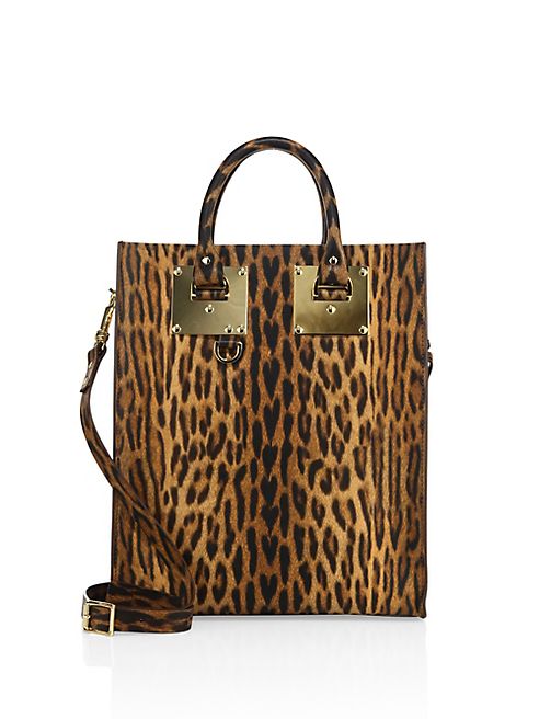 Sophie Hulme - Albion Leopard-Printed Leather Mini Tote