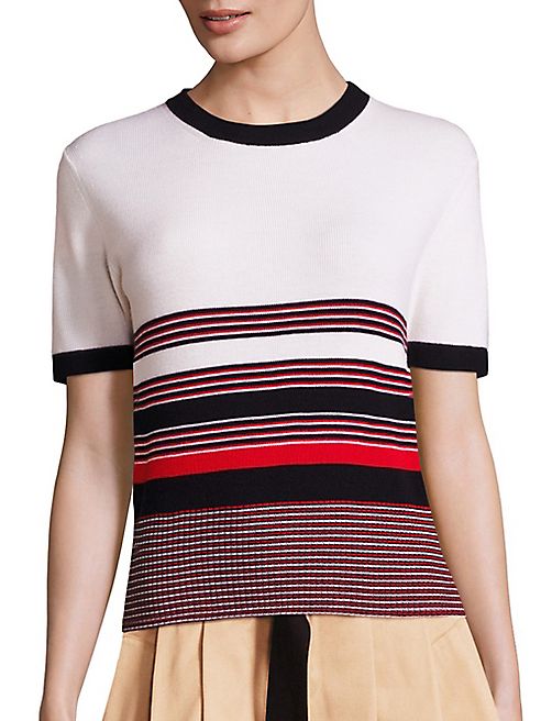 Rag & Bone - Krista Merino Wool Striped Top