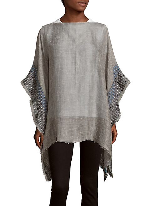 Rag & Bone - Textured Stripe Poncho