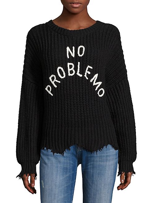 Wildfox - No Problemo Rib-Knit Sweater