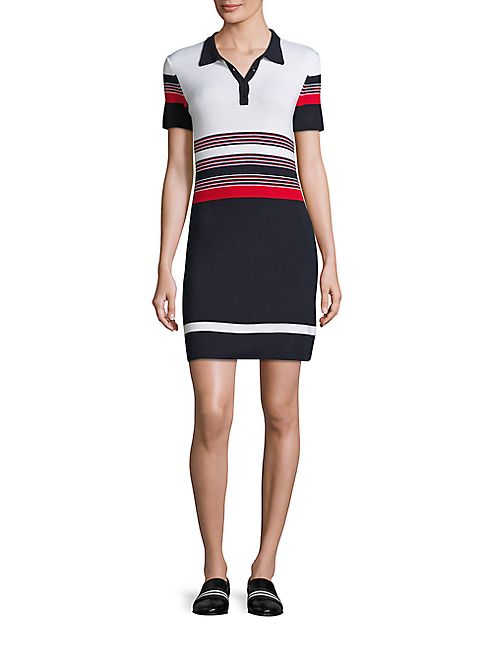 Rag & Bone - Krista Striped Polo Dress