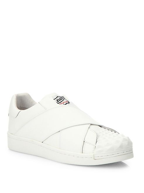 Ash - Click Leather Platform Sneakers