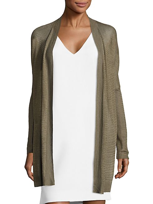 Polo Ralph Lauren - Linen-Blend Open-Front Cardigan