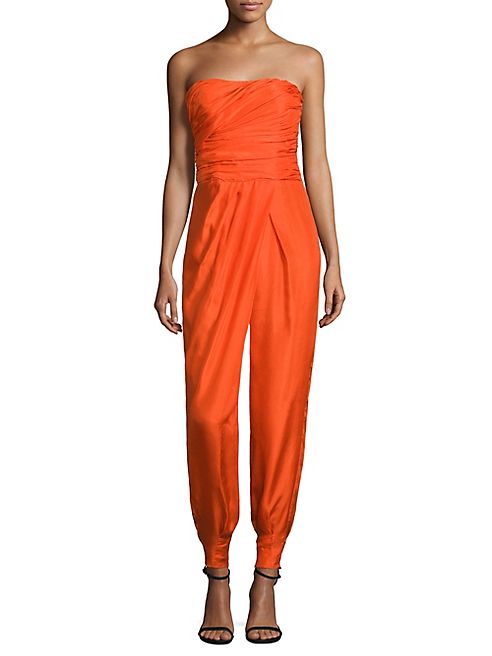 Polo Ralph Lauren - Strapless Silk Jumpsuit