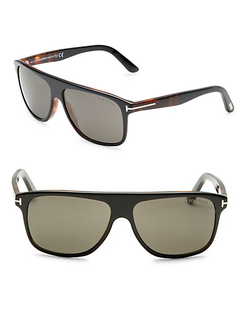 Tom Ford Eyewear - Inigo 57MM Square Sunglasses