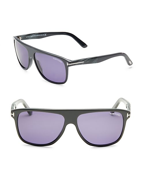 Tom Ford Eyewear - Inigo 59MM Soft Square Sunglasses