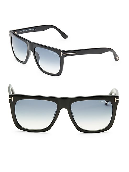 Tom Ford Eyewear - Morgan 57MM Soft Square Sunglasses