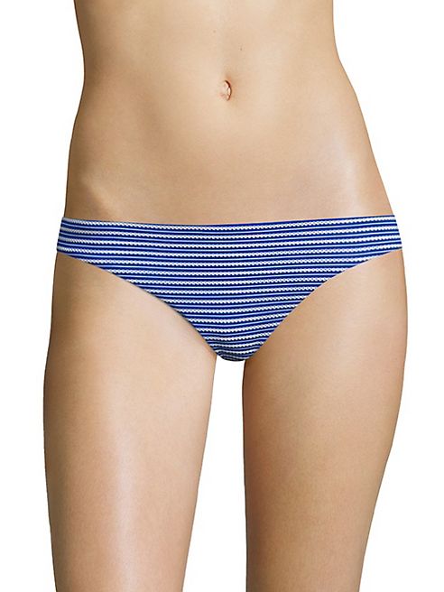 Shoshanna - Striped Classic Bikini Bottom