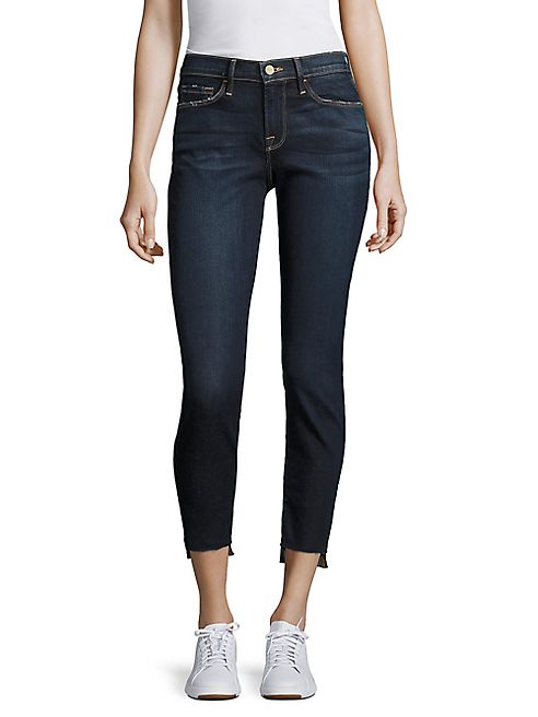 FRAME - Le Skinny De Jeanne Step Hem Jeans