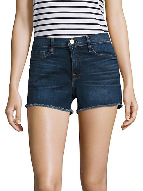 FRAME - Le Cut-Off Denim Shorts