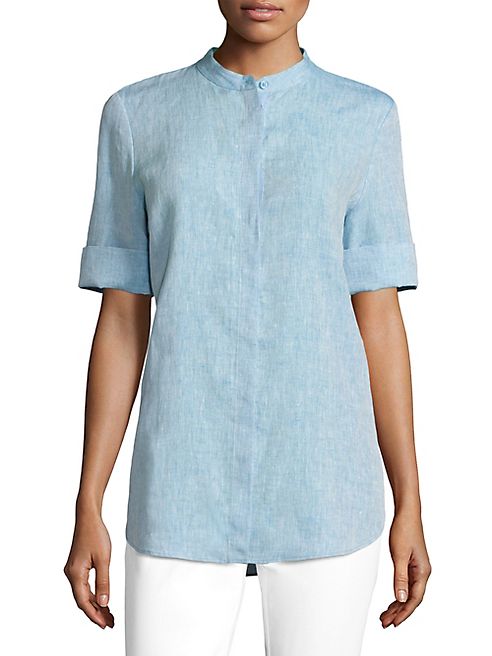 Lafayette 148 New York - Theodora Linen Blouse