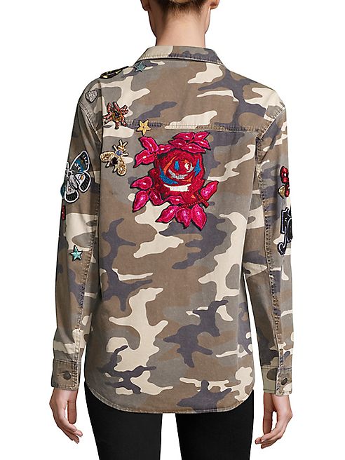 Cinq à Sept - Canyon Embellished Camo Jacket