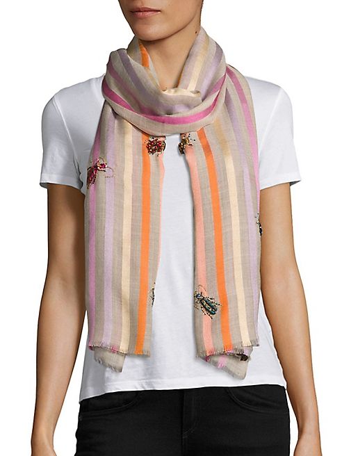 Janavi - True Bugs Wool & Silk Scarf