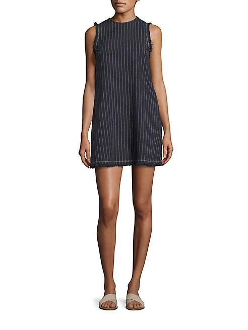 T by Alexander Wang - T by Cotton Burlap Mini Dress