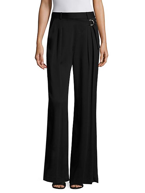 T by Alexander Wang - T by Wide Leg Silk Trousers