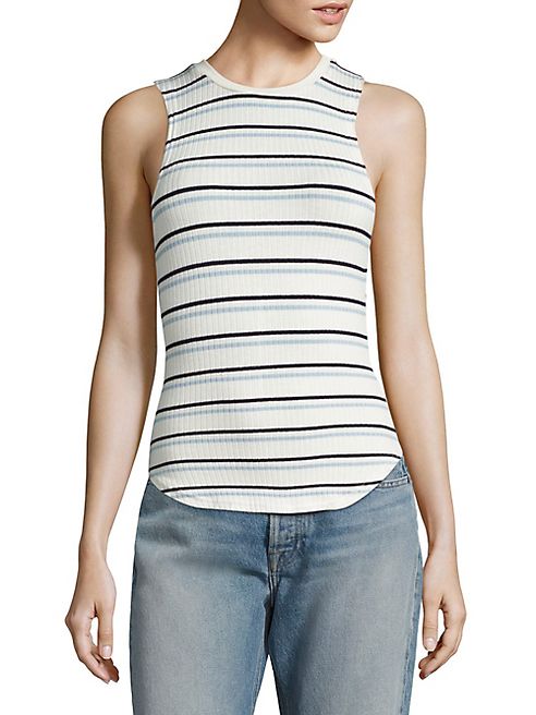 FRAME - Double Striped Tank Top