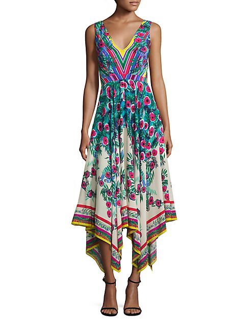 SALONI - Zuri Silk Dress