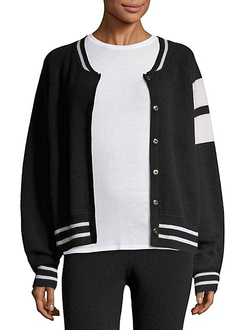 Zoë Jordan - Edison Cashmere & Wool Bomber Jacket