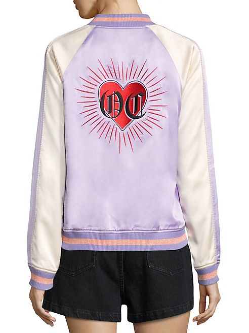 Opening Ceremony - Fairytale Reversible Silk Bomber Jacket