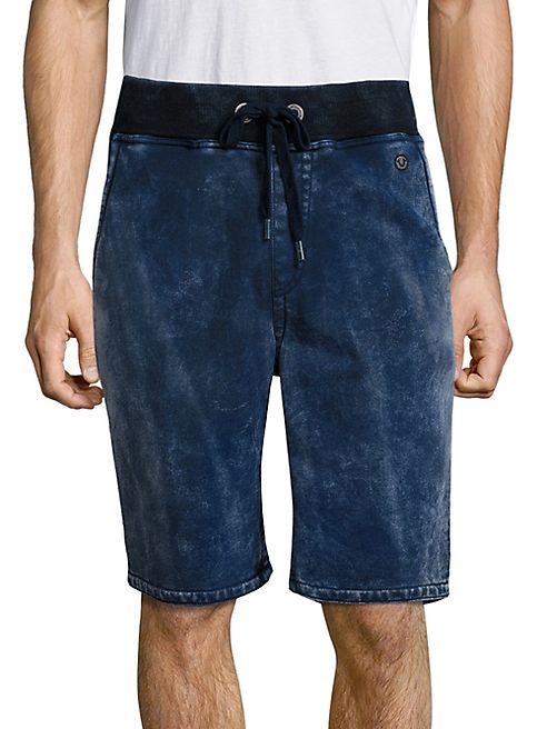 True Religion - Decayed Terry Dyed Finish Shorts