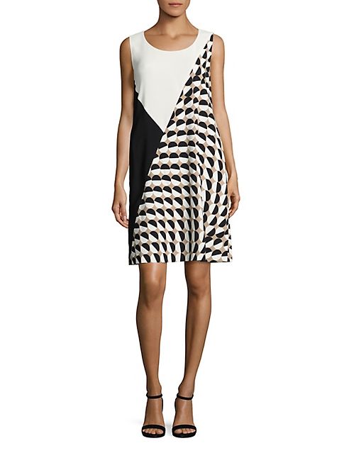 Lafayette 148 New York - Diega Colorblock  Shift Dress