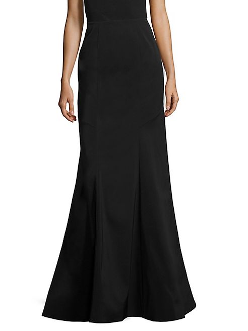 RENE RUIZ - Long Stretch Faille Skirt