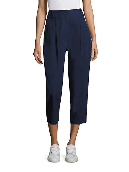 DKNY - High-Waist Pleated Pants