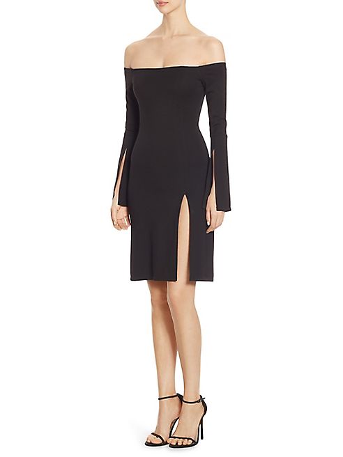 Alexis - Sterre Slit Off-The-Shoulder Dress