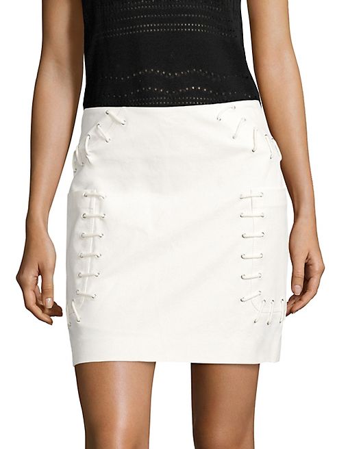 Derek Lam 10 Crosby - Twill Mini Skirt