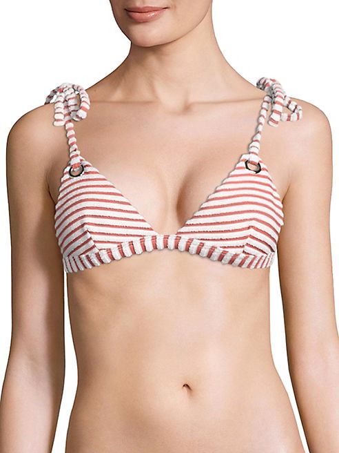 Mara Hoffman - Terry Grommet Triangle Bikini Top