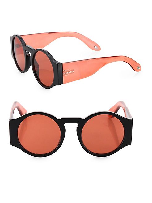 Givenchy - 51MM Runway Round Sunglasses