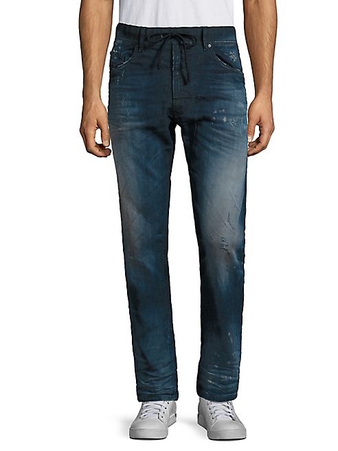 Diesel - Narrot Slim-Fit Distressed Drawstring Jeans