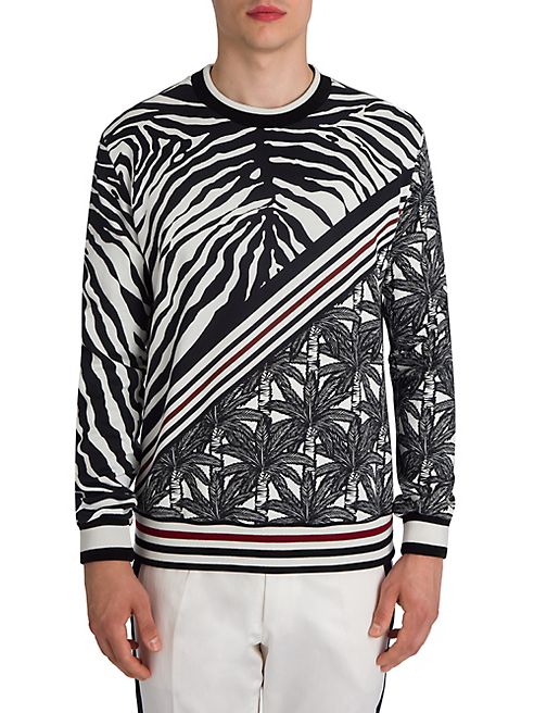 Dolce & Gabbana - Animale Mixed Printed Pullover