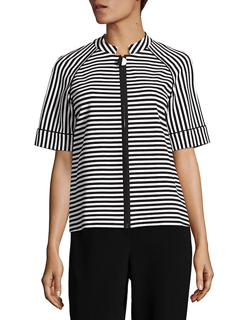 Lafayette 148 New York - Ethan Striped Ponte Jacket