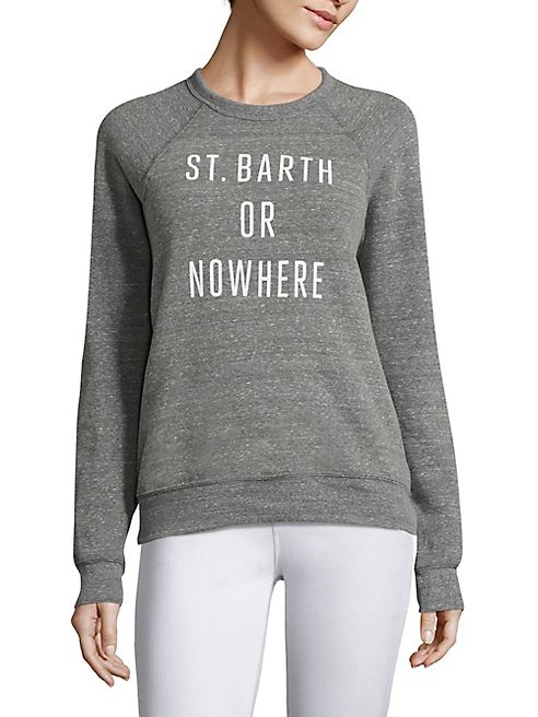 Knowlita - St Barth Or Nowhere Graphic Sweatshirt