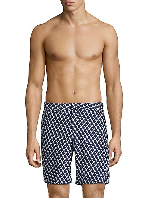 Orlebar Brown - Dane Geometric Printed Swim Trunks