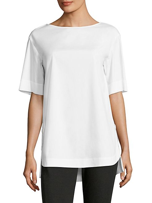 Lafayette 148 New York - Samara Italian Stretch Cotton Blouse