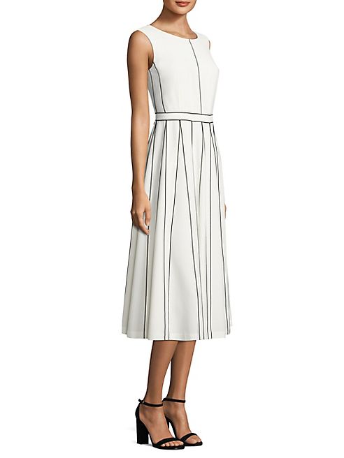 Lafayette 148 New York - Mariposa Contrast Stitch Dress